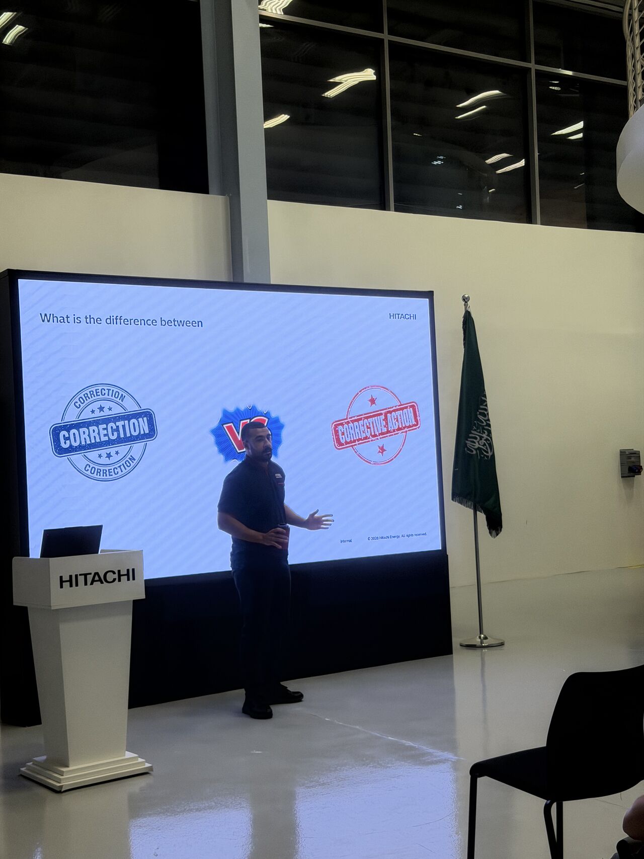 Explaining correction and corrective action at Hitachi Energy